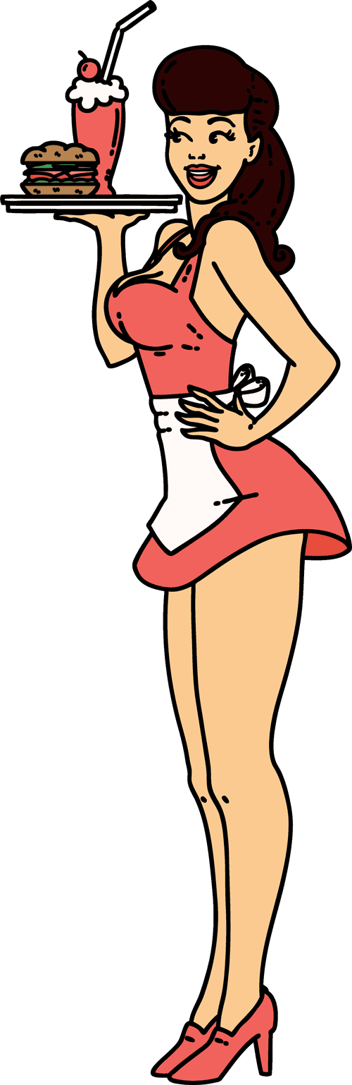 Diner Girl waitress